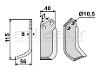 CUCHILLA MOTOAZADA 115x56 DERCH - B.C.S.  - foto 2