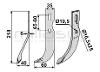 CUCHILLA MOTOAZADA UNIVERSAL DERCH 218X60X6 - foto 2