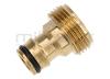 CONECTOR LATON MANGUERA PARA GRIFO 3/4" MACHO - ENCHUFE RAPIDO