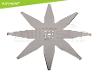 CUCHILLA ROBOT CORTACESPED AMBROGIO L30, L75, L85 - STIGA 125, 127, 223, 225S, 228S, 327 - 8 PUNTAS