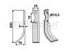 CUCHILLA MOTOAZADA S.E.P. 200x70 DRCH - MC500