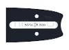 ESPADA ANOVA LAMINADA POULAN DOLMAR HUSQV 18" - 3/8BP - .050 1,3mm - 60E - foto 2