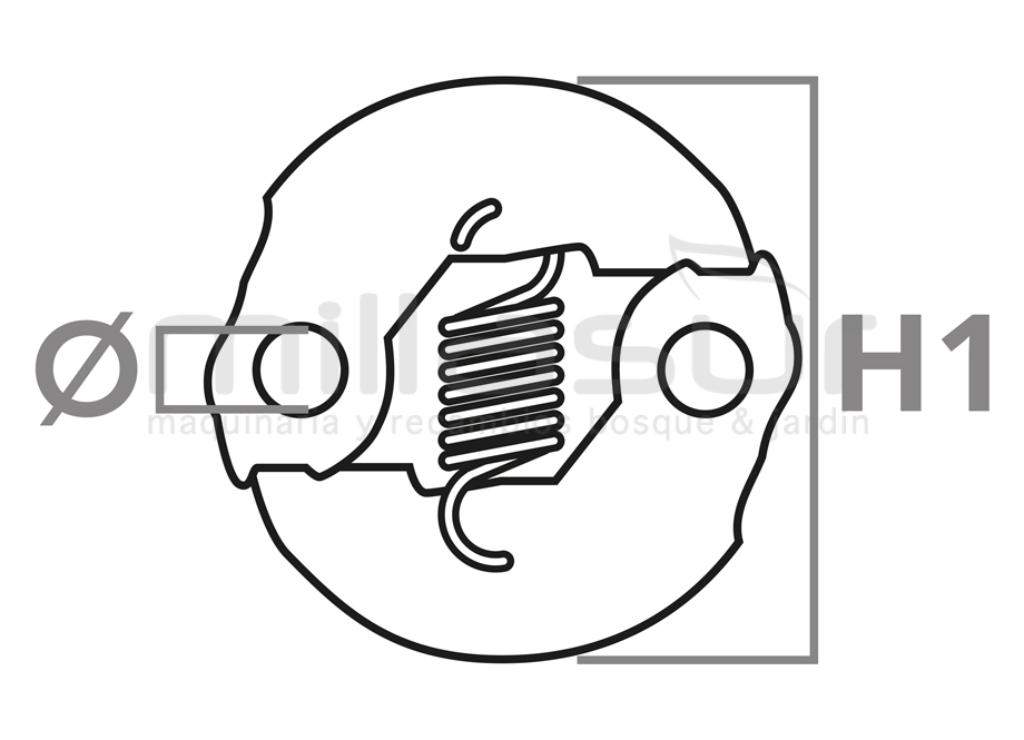 EMBRAGUE KAWASAKI TJ35E, TJ45E - foto 1