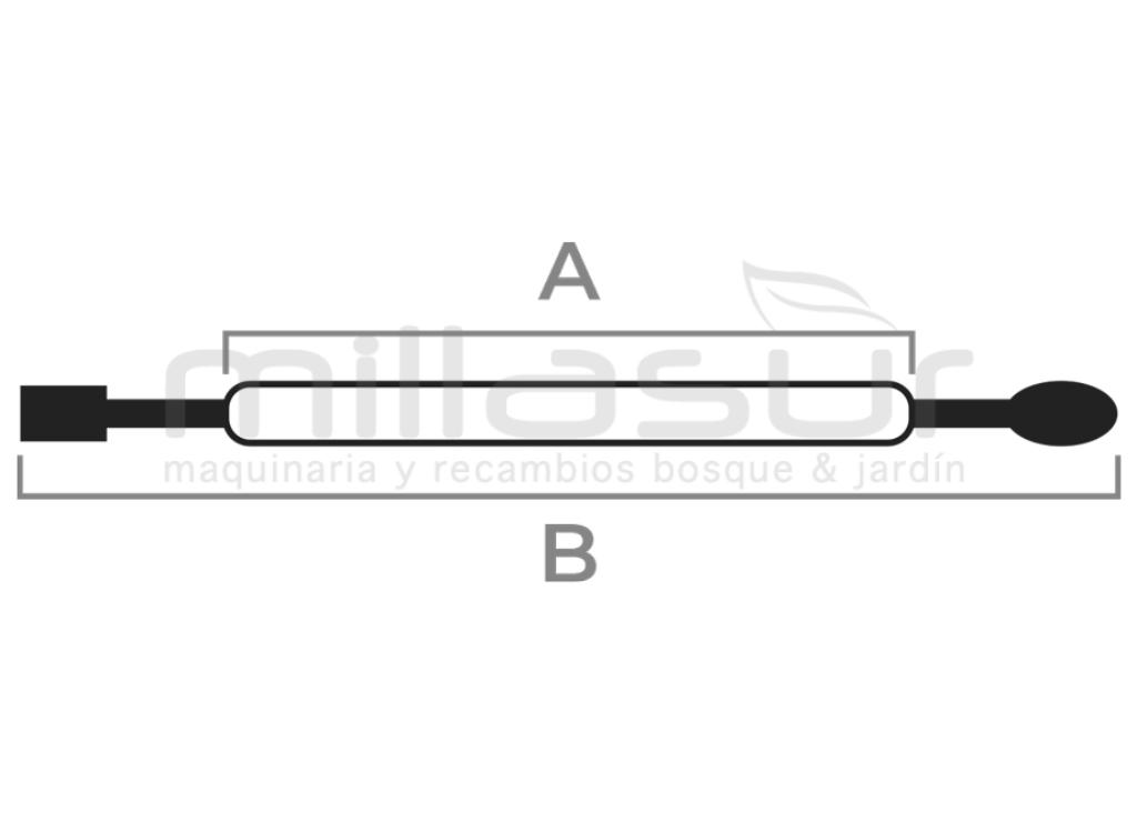 CABLE ACELERADOR HUSQV. 225R, 227R, 232R, 235R - foto 1
