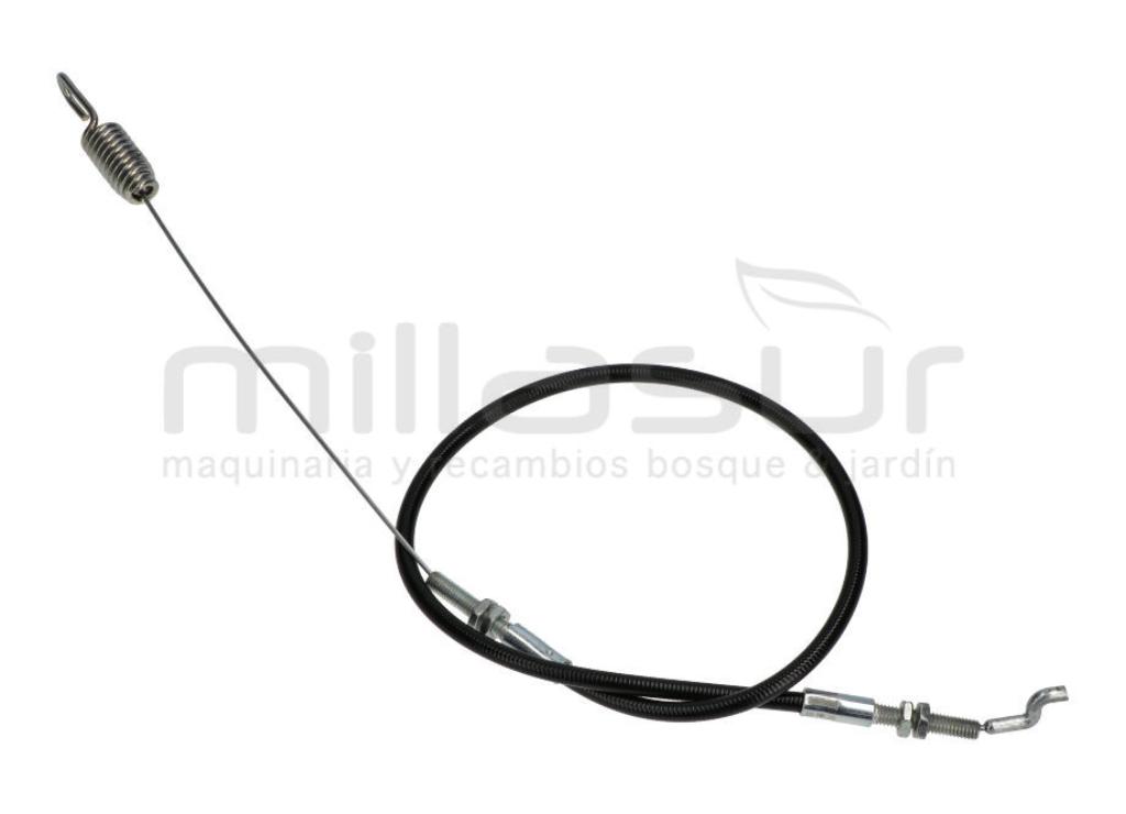 CABLE EMBRAGUE CUCHILLA (Funda 530, total 780mm.) ALKO T11-75, T11-85, T12-75, T12-85, T13-102, T13-74, T13-85, T14-102, T14-85, T15-102, T15-74, T17-102, T18-102, T20-102, T800, T1000, HUC12-75, HUC13-85, HUC14-85, MTB100, MTB200, RT12-75, RT14-85 - foto 2