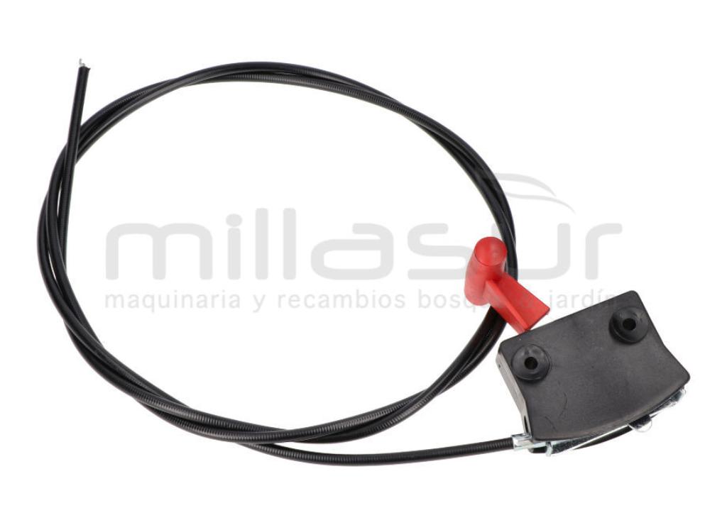 MANDO ACELERADOR PALANCA ROJA CABLE DE 1,8M - foto 1