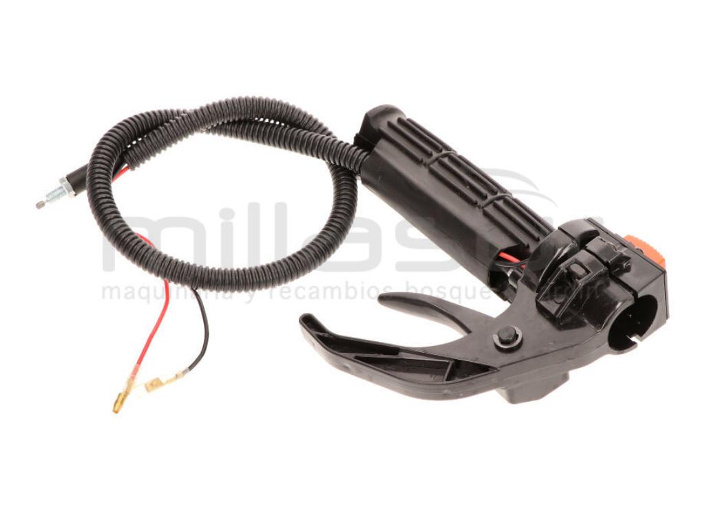 MANDO ACELERADOR UNIVERSAL PARA MANILLAR DE 26mm (350mm CABLE - Ø22mm ROSCA) - AH52 - foto 1