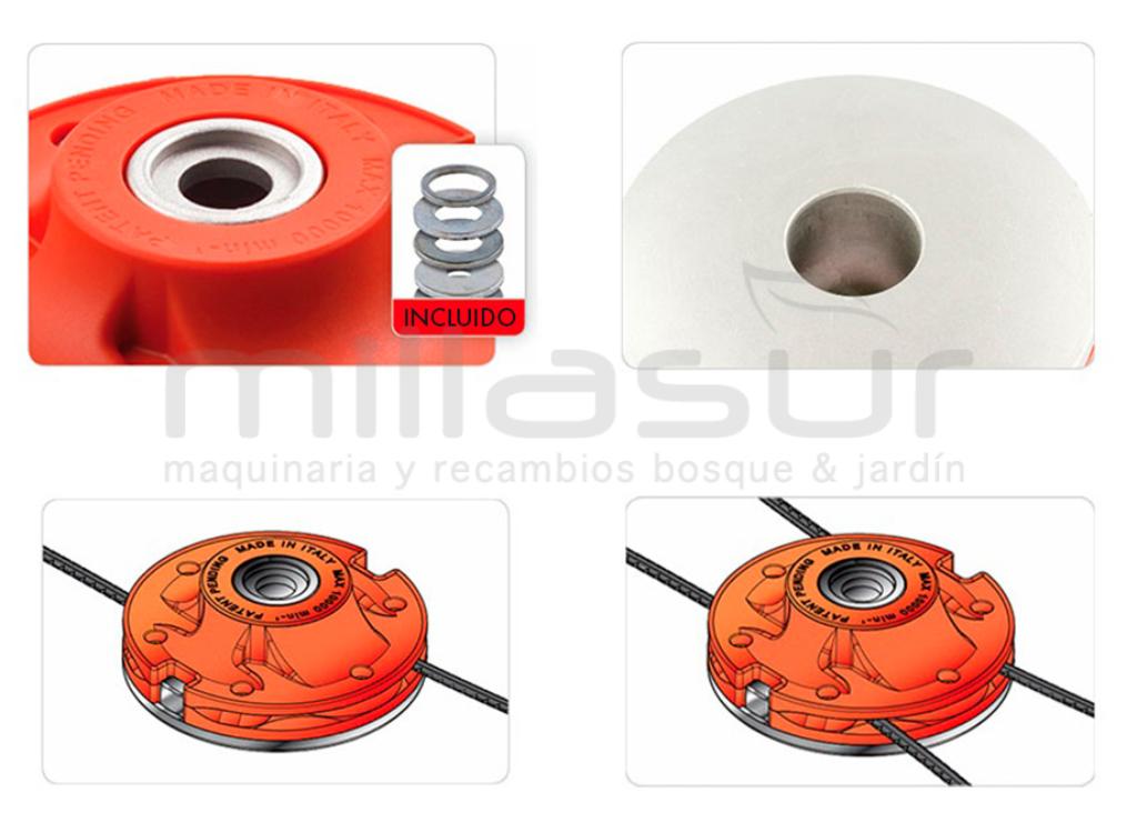 CABEZAL UNIVERSAL WHIPS 25/2-4 PARA NYLSAW 2 / 4 HILOS - foto 3