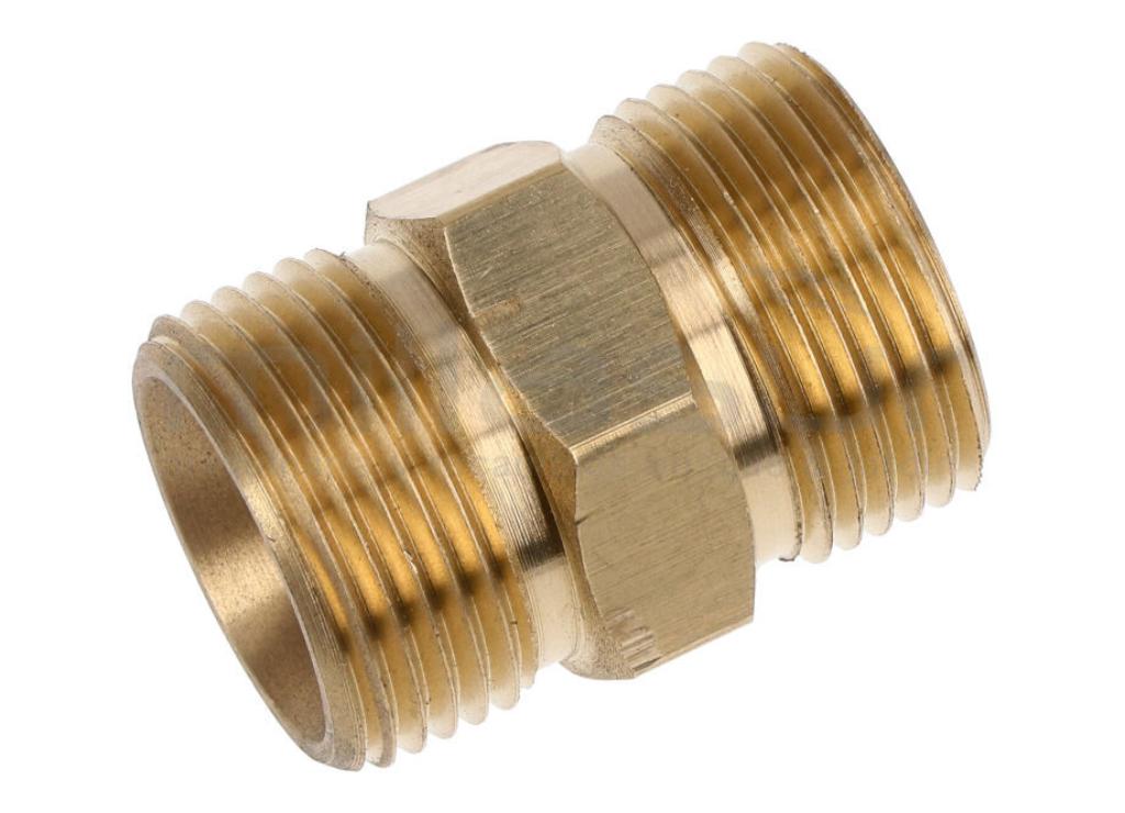 CONECTOR MANGUERA HIDROLIMPIADORA 22MM MACHO - 22MM MACHO - foto 1
