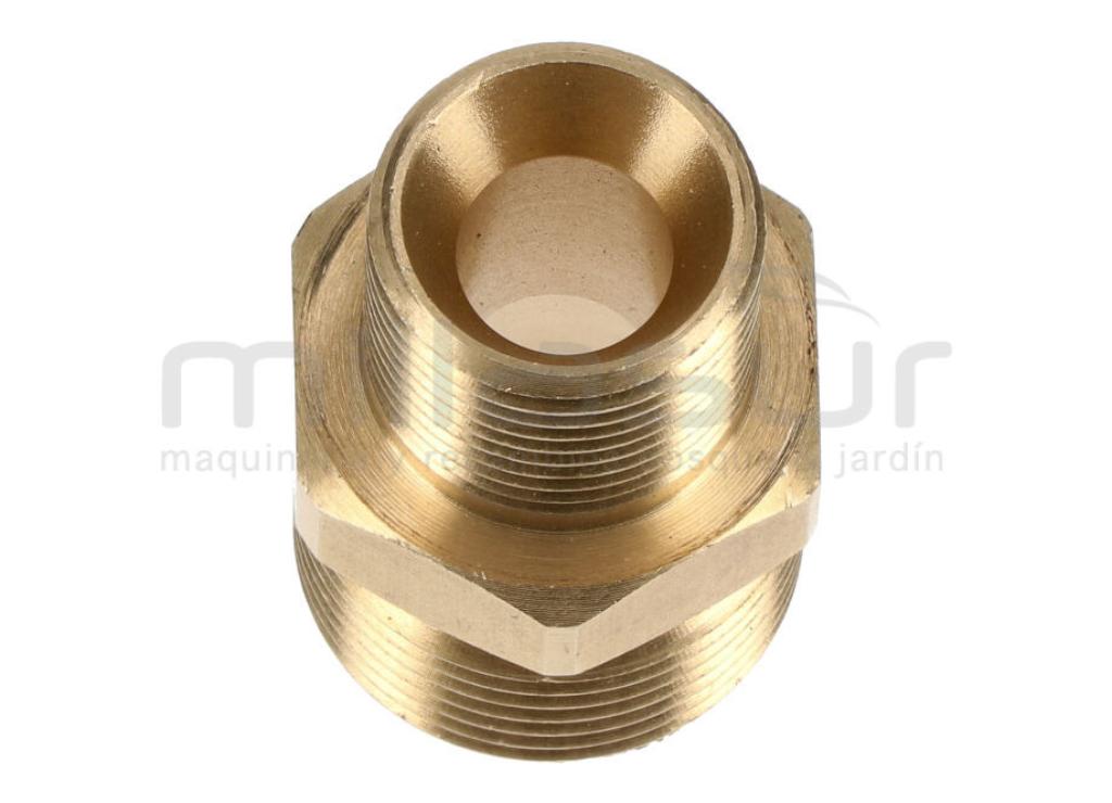 CONECTOR MANGUERA HIDROLIMPIADORA 22MM MACHO - 3/8" MACHO - foto 2