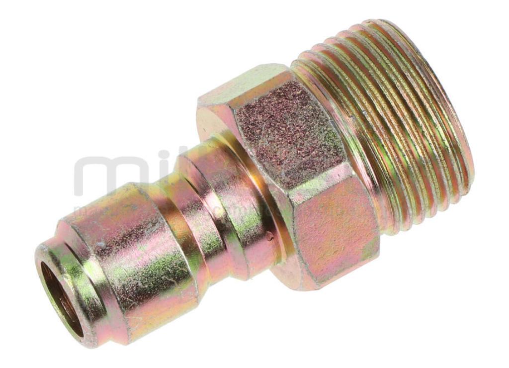 CONECTOR MANGUERA HIDROLIMPIADORA 3/8" MACHO RAPIDO - 22MM MACHO - foto 1