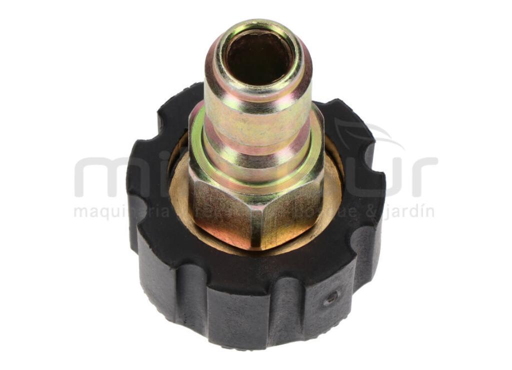 CONECTOR MANGUERA HIDROLIMPIADORA 22MM HEM - 3/8" MACHO RAPIDO - foto 2