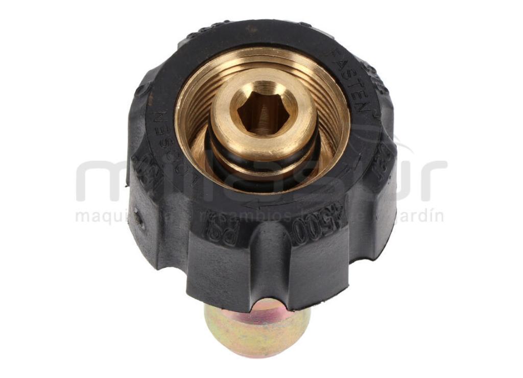 CONECTOR MANGUERA HIDROLIMPIADORA 22MM HEM - 3/8" MACHO RAPIDO - foto 3