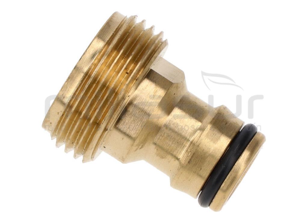 CONECTOR LATON MANGUERA PARA GRIFO 3/4" MACHO - ENCHUFE RAPIDO - foto 1