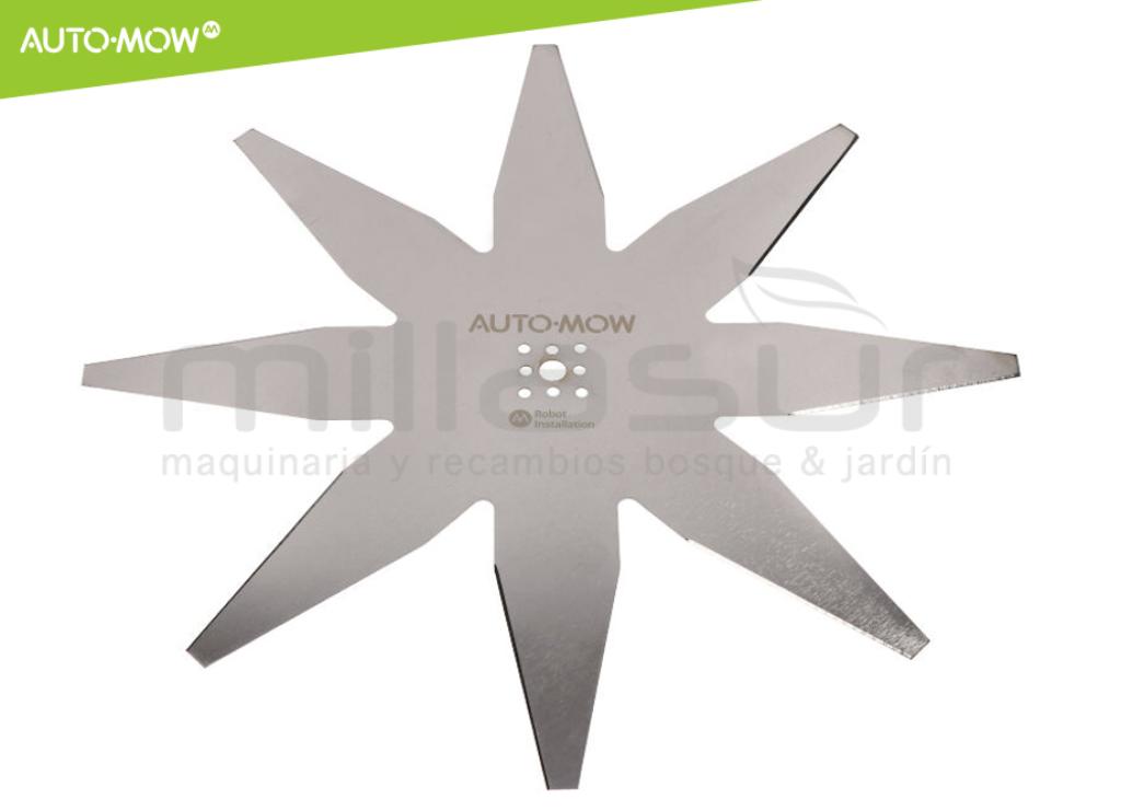 CUCHILLA ROBOT CORTACESPED WIPER - AMBROGIO - OUTILS - 35CM - 8 PUNTAS - foto 1
