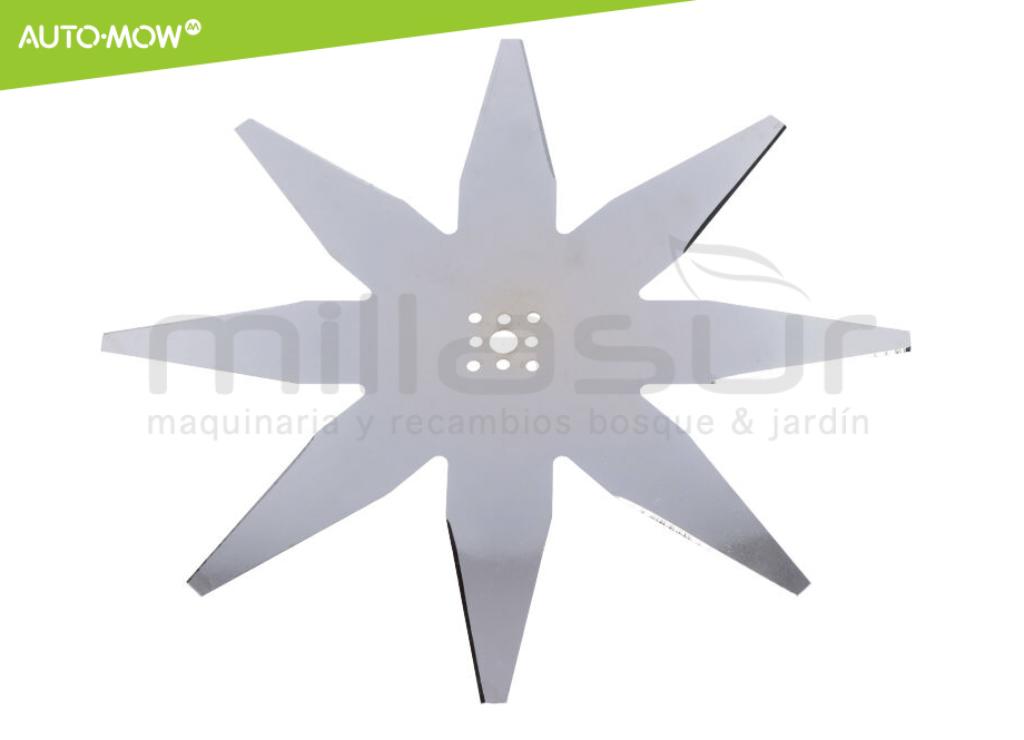 CUCHILLA ROBOT CORTACESPED WIPER - AMBROGIO - OUTILS - 29CM - 8 PUNTAS - foto 1