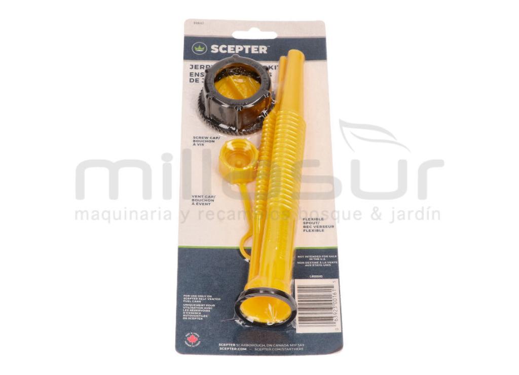 JUEGO DOSIFICADOR + TAPAS SCEPTER - foto 3