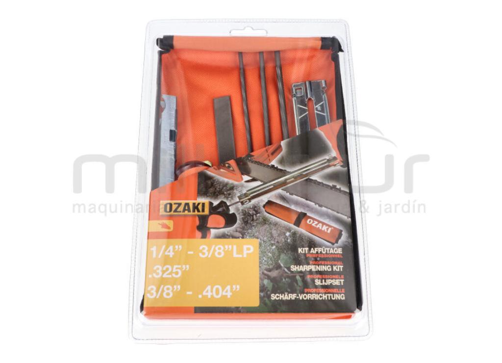 KIT DE AFILADO TIPO STIHL - MANGO, GUIA PROFUNDIDAD, UTIL LIMPIEZA, LIMA PLANA, 3 LIMAS REDONDAS - foto 1