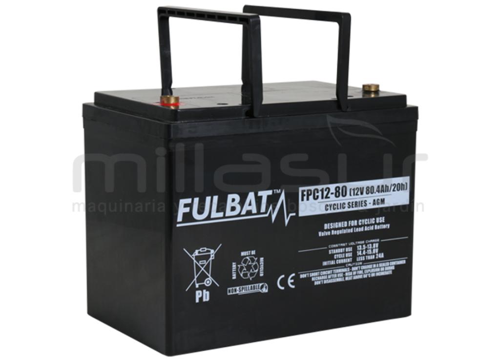 BATERIA CICLICA AGM FPC12-80 12V 80,4 Ah. ( 260 x 168 x 214 )  - foto 1