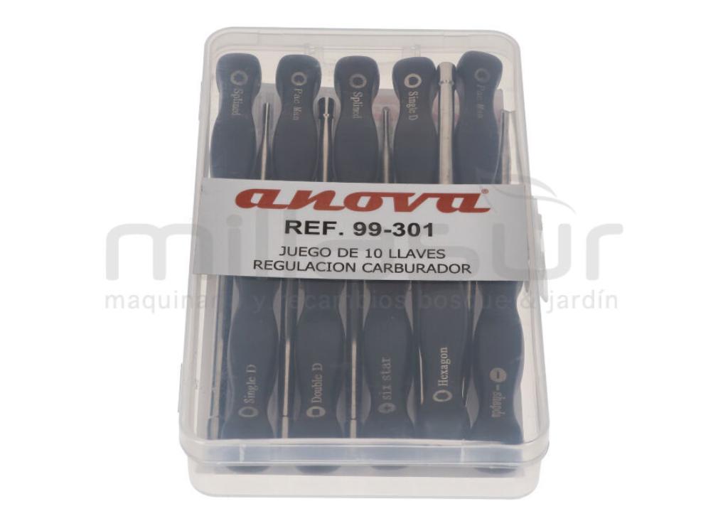 KIT 10 LLAVES REGULACION CARBURADORES - foto 1