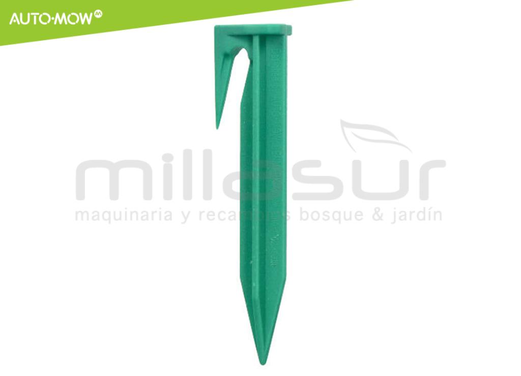 PACK DE 100 PIQUETAS BIODEGRADABLES CABLE PERIMETRO ROBOT CORTAC. 85mm - foto 1