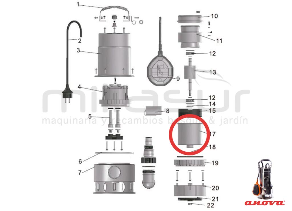 TAPA MOTOR BE1000ASX (17) - foto 1