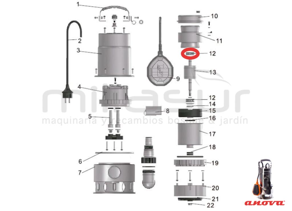 RODAMIENTO EJE ROTOR 6201 BE1000ASX (12) - foto 1