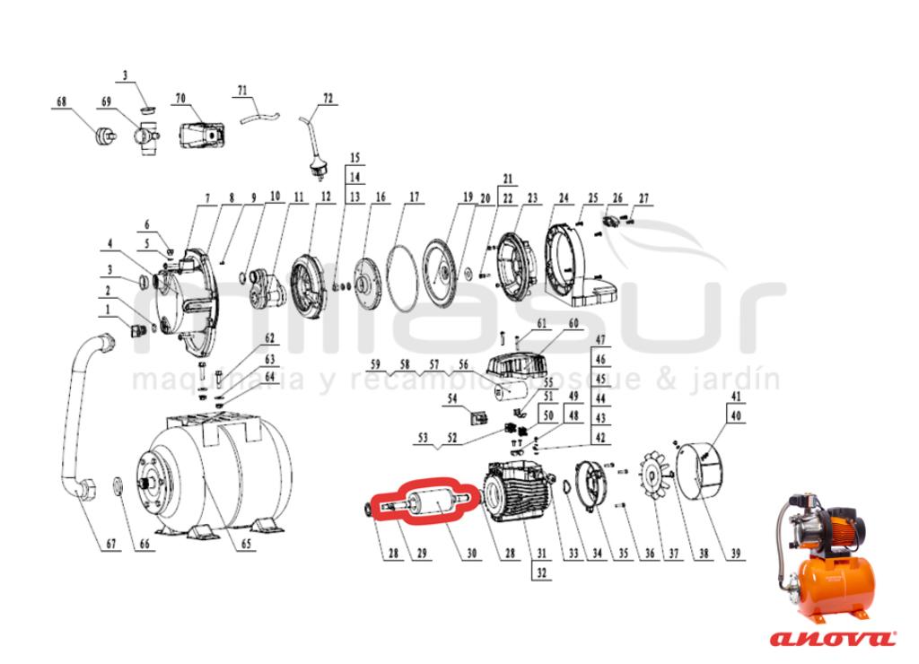 ROTOR MOTOR BE1300P (30) - foto 1