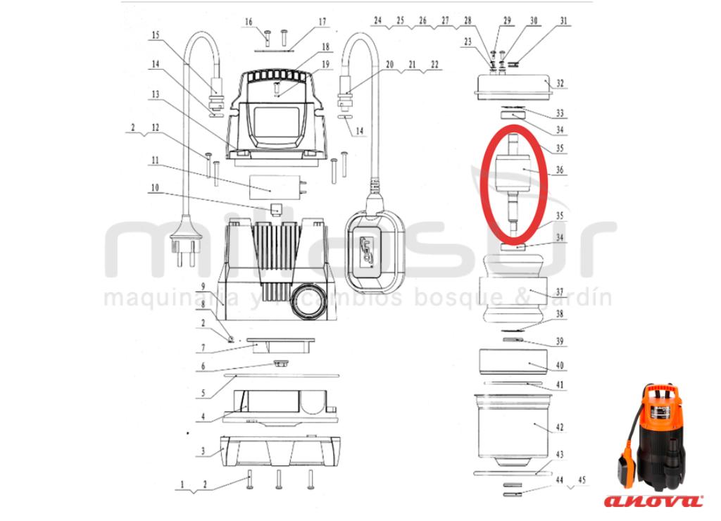 ROTOR MOTOR BE750AS (36) - foto 1