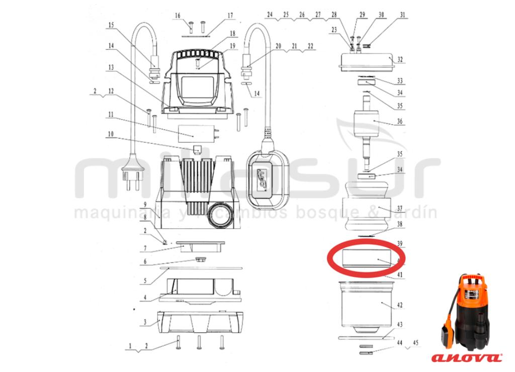 TAPA SOPORTE MOTOR BE750AS (40) - foto 2