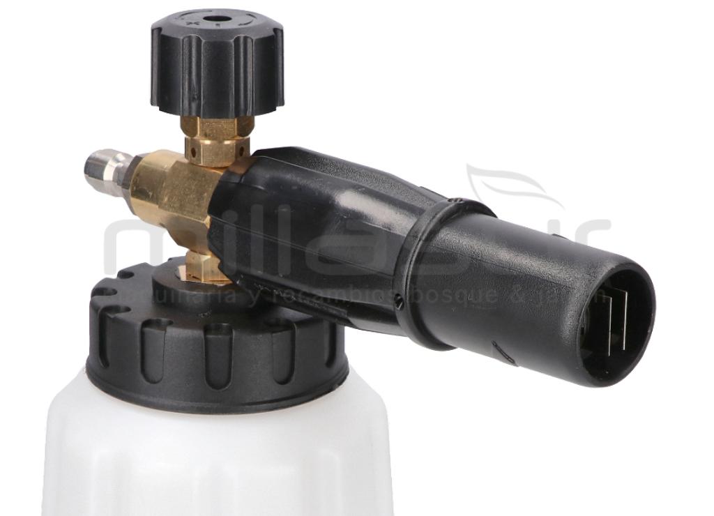 BOQUILLA Y DEPOSITO PARA JABON-ESPUMA HIDROLIMPIADORA (ENCHUFE RAPIDO 1/4" - 4000psi) - foto 3