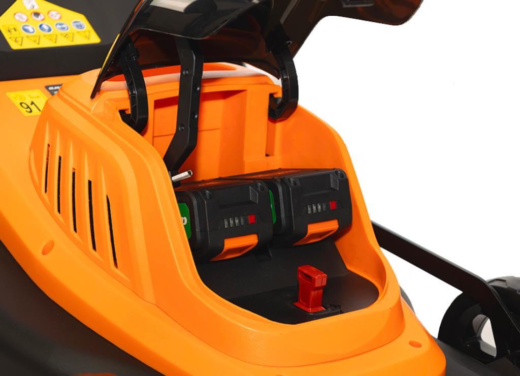 CORTACESPED BATERÍA ANOVA EPLUS 20V  43CM  INCLUYE 2 BATERIAS 4AH Y CARGADOR DOBLE - foto 2