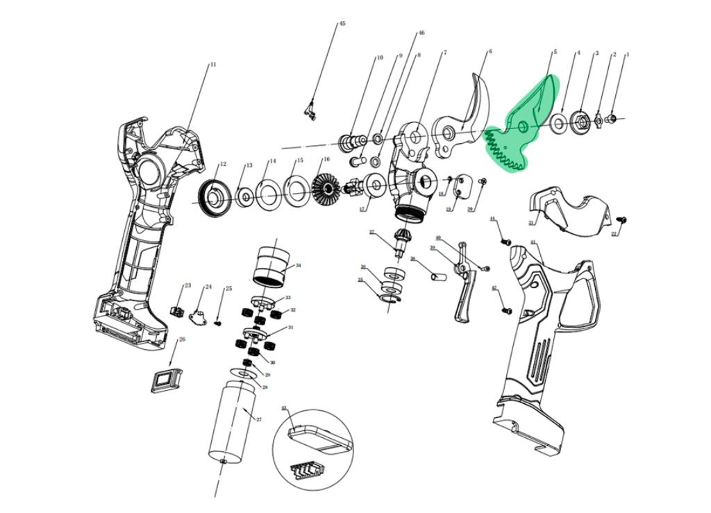 CUCHILLA TIJERA TPB4503 - foto 4