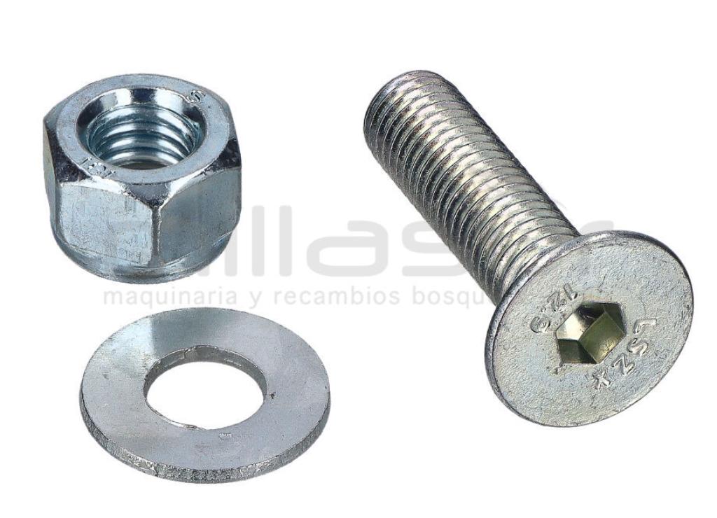 TORNILLO Y TUERCA CUCHILLA TAMBOR BIO150PTO (3-5-6) - foto 1