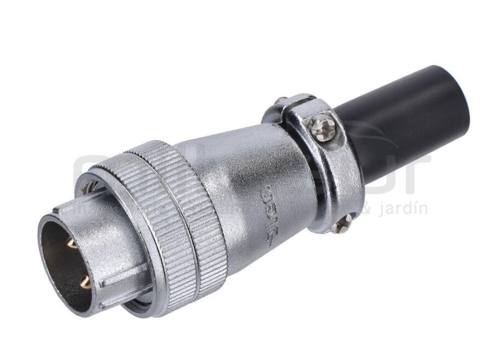 CONECTOR MACHO CABLE ALIMETACIÓN - foto 1