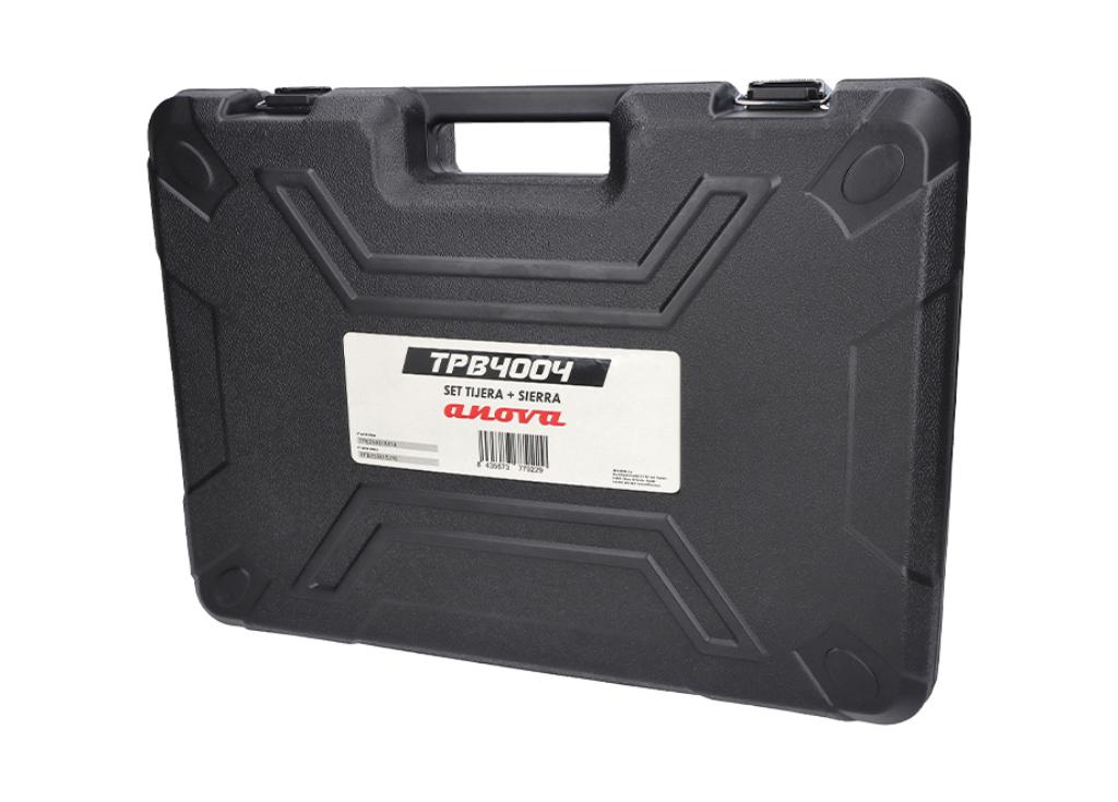Set de poda ANOVA TPB4004: TIJERA 40MM + SIERRA 8" + PÉRTIGA 1,52,1M 21V ANOVA - foto 5