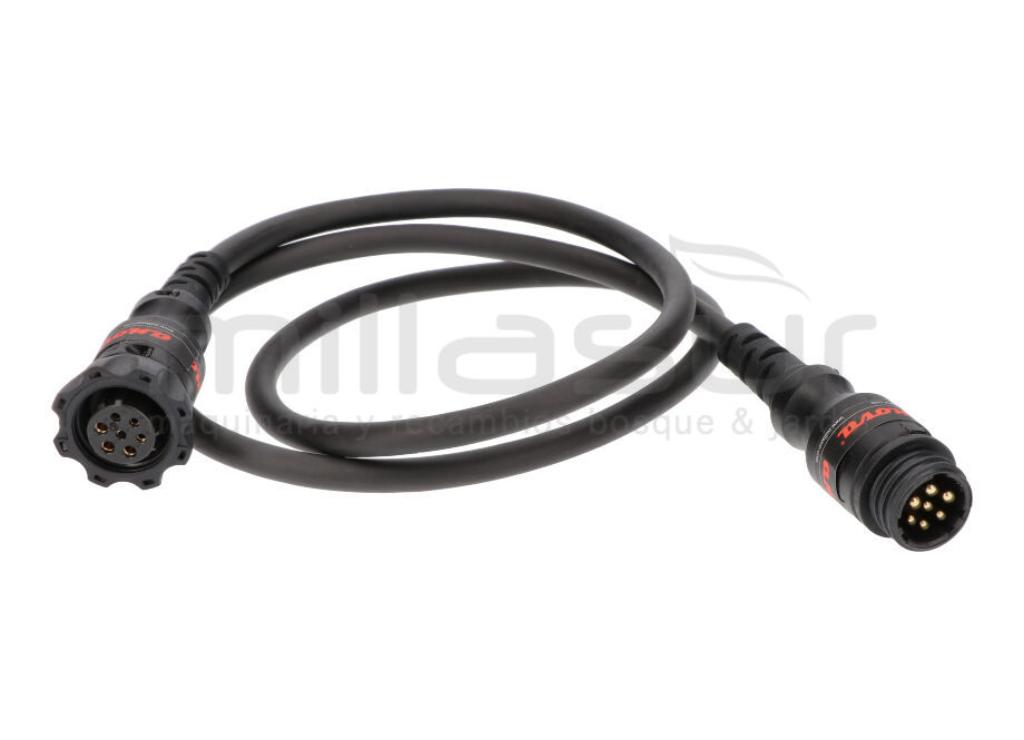 CABLE 1.1M CON 2 CONECTORES ROSCA TIJERA TPB4506 - foto 1