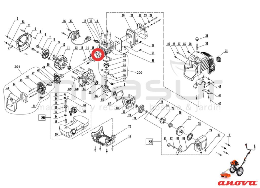 JUNTA BRIDA-CILINDRO D52R  - foto 2