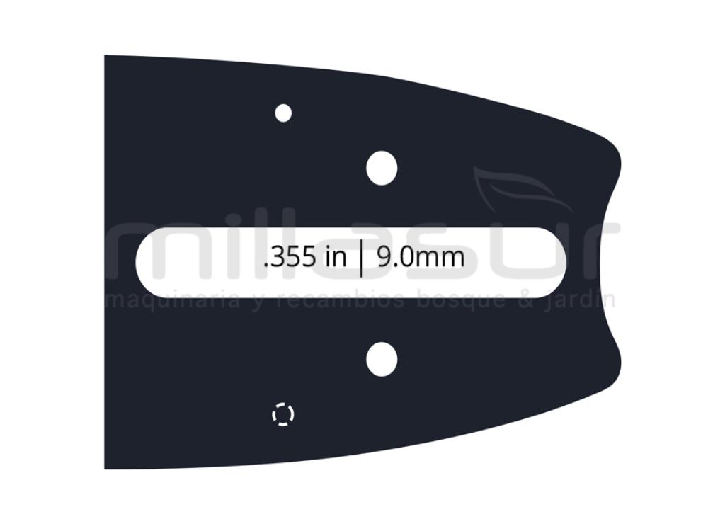 ESPADA ANOVA LAMINADA HUSQV 18" - 3/8 - .058 1,5mm - 68E - foto 1