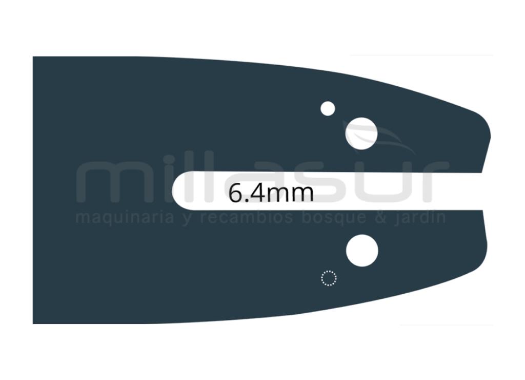 ESPADA ANOVA LAMINADA MCCULLOCH 10" - 3/8 - .050 1,3mm - 40E - foto 1