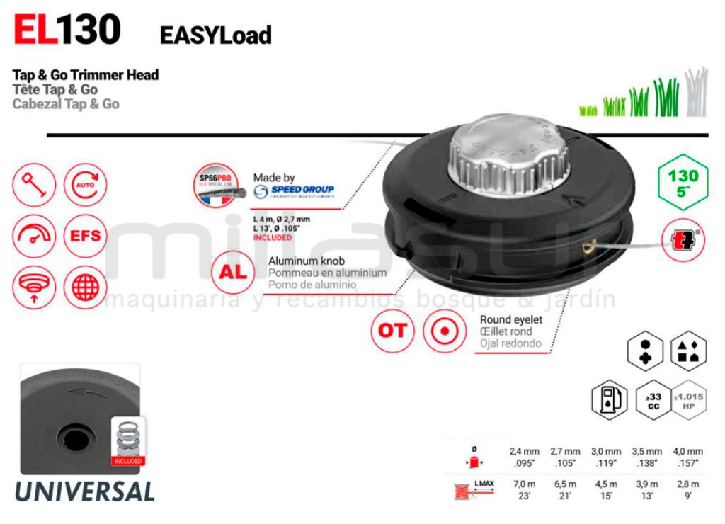 CABEZAL TAP-N-GO CARGA RPIDA UNIVERSAL - foto 1