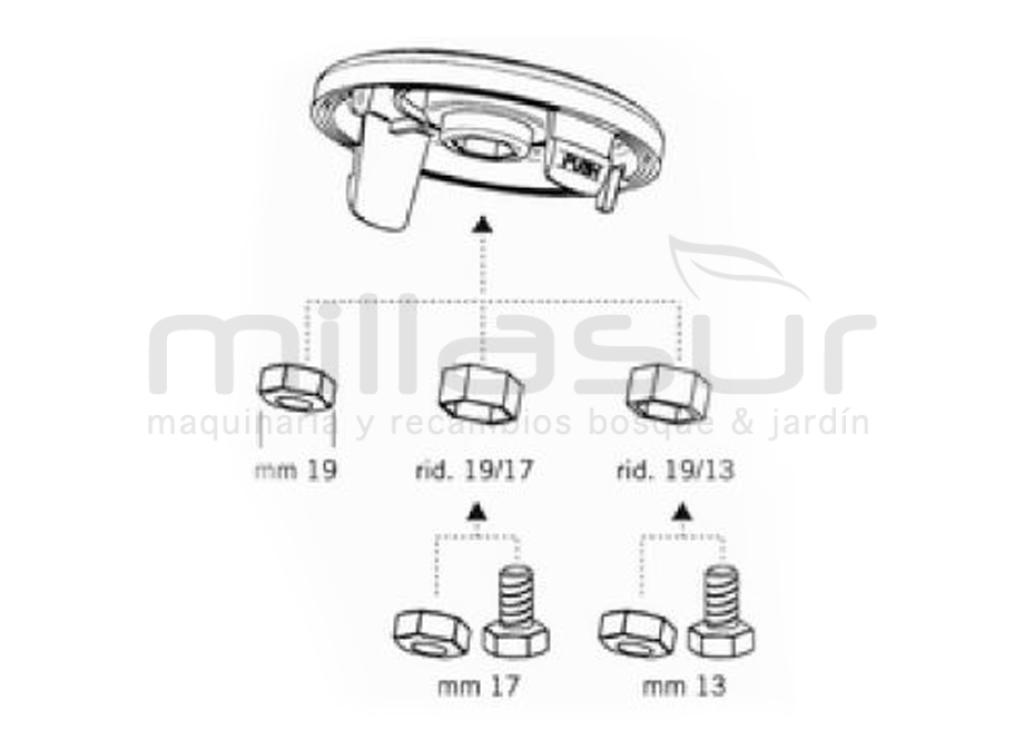 ADAPTADOR FIMA UNIV. 10 mm. - foto 1