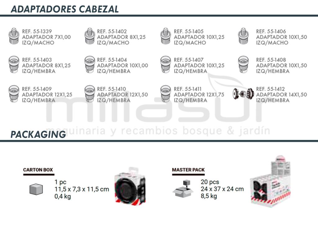 CABEZAL EASYWORK 102 CARGA RÁPIDA - SIN ADAPTADOR - foto 2