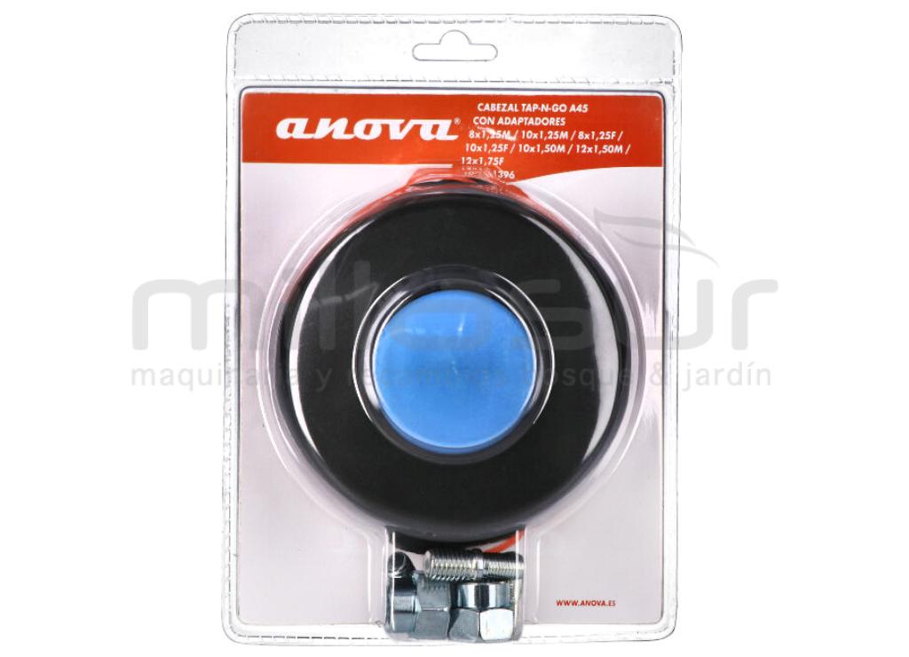 Cabezal de nylon ANOVA TAP-N-GO A45 con 7 adaptadores - foto 2