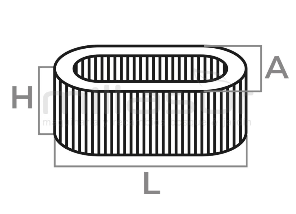 FILTRO AIRE HONDA GXV140, GXV160 4-5 HP VERT - foto 1