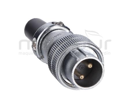 CONECTOR MACHO CABLE ALIMETACIÓN