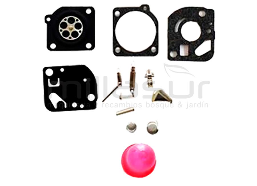 KIT REPARACION ZAMA ORIGINAL RB-47 - C1Q-E, W - HUSQV. 125B - EFCO 300, 400, 8742 - POULAN TE450