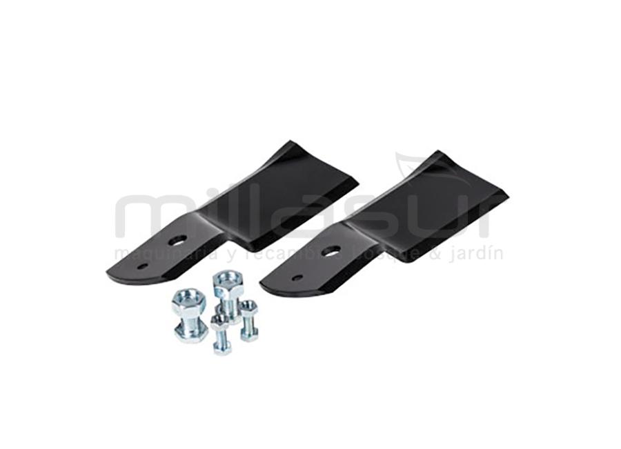 CUCHILLA (165 mm - d11) juego de 2 - STIGA READY 85, VILLA 85-95, PARK 95-105 