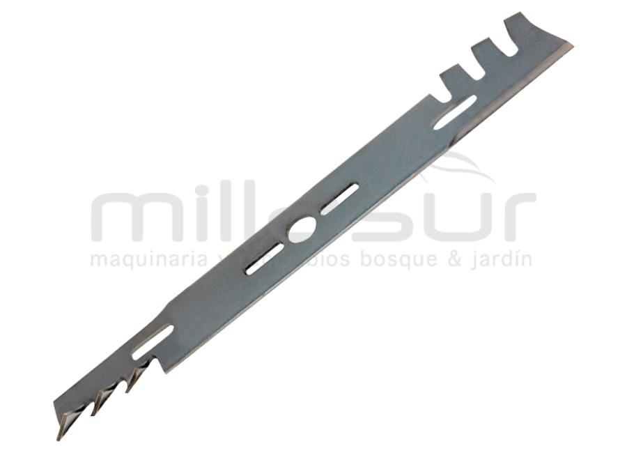 CUCHILLA UNIVERSAL CON ALETAS TRITURADORAS 457 mm x 25,4 - 9,5x38 REDUC. 10, 12,7, 14, 16, 18, 19,5, 21