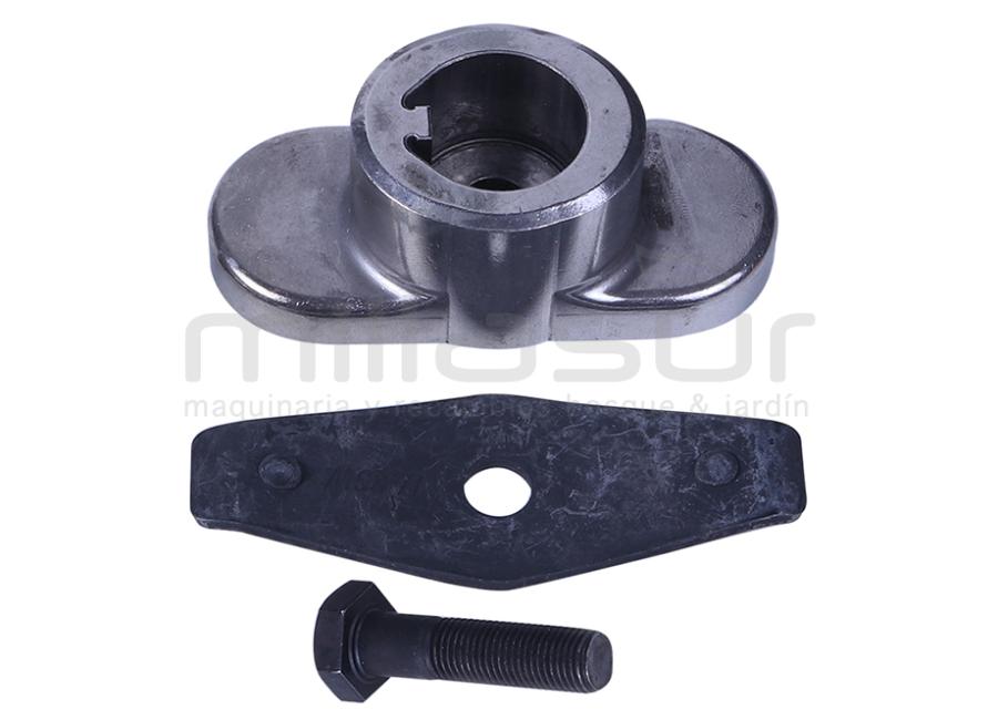 SOPORTE CUHILLAS C/ ARANDELA Y TORNILLO MTD 30X25X10X64